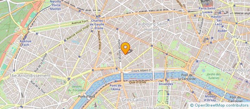 localisation de l'entreprise COPR 5 RUE DE LA RENAISSANCE 75008 PARIS  PARIS
