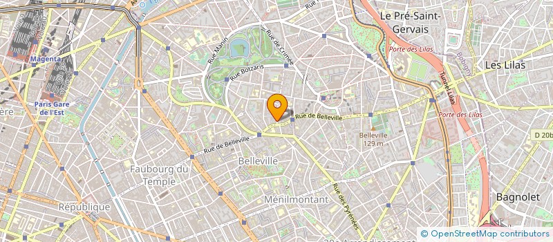 localisation de l'entreprise COPR 5 RUE DE LA VILLETTE 75019 PARIS  PARIS