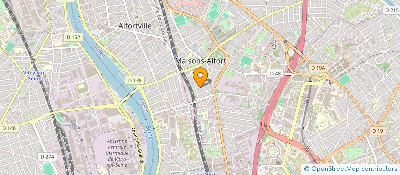 localisation de l'entreprise COPR 5 RUE DES ALOUETTES 94700 MAISONS ALFORT à MAISONS-ALFORT