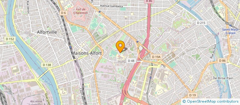 localisation de l'entreprise COPR 5 RUE GEORGES GAUME 94 MAISONS ALFORT REP PAR à MAISONS-ALFORT