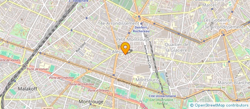 localisation de l'entreprise COPR 5 RUE MARGUERIN 75014 PARIS  PARIS