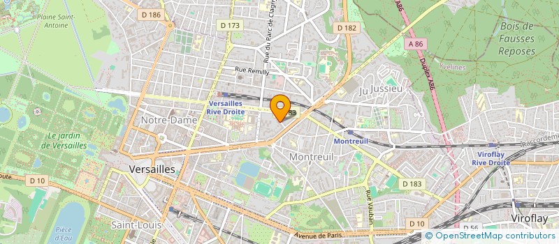 localisation de l'entreprise COPR 5 RUE PIERRE BERTIN 78000 VERSAILLES à VERSAILLES