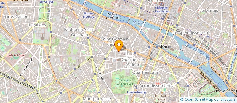 localisation de l'entreprise COPR 5 RUE PRINCESSE 75006 PARIS  PARIS