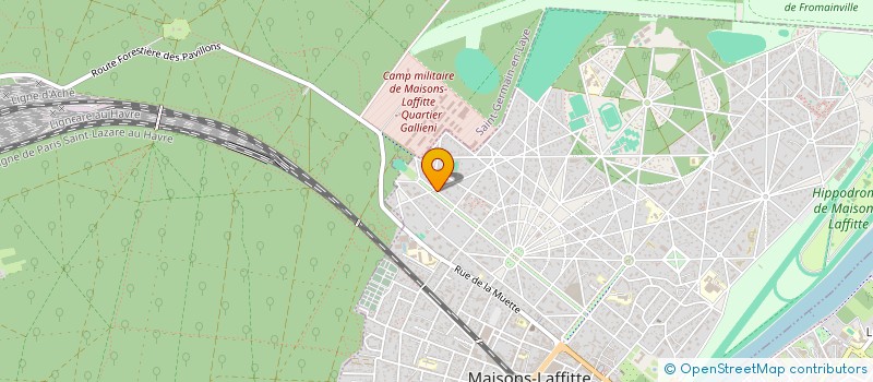 localisation de l'entreprise COPR 50 AV ALBINE 78 MAISONS LAFFITTE  MAISONS-LAFFITTE