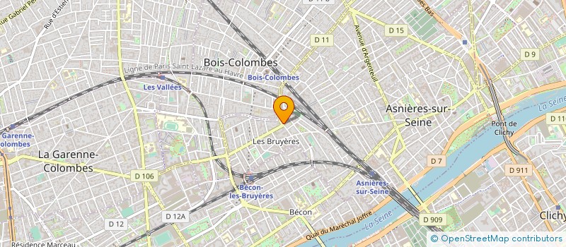 localisation de l'entreprise COPR 50 RUE DE CHANZY 92600 ASNIERES SUR SEINE  ASNIERES-SUR-SEINE