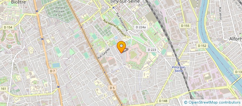 localisation de l'entreprise COPR 50 RUE DE LA SOLIDARITE 94400 VITRY SUR SEINE  VITRY-SUR-SEINE