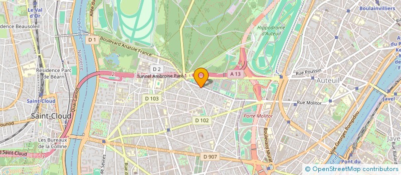 localisation de l'entreprise COPR 51 BD D AUTEUIL 92 BOULOGNE BILLANCOURT à BOULOGNE-BILLANCOURT