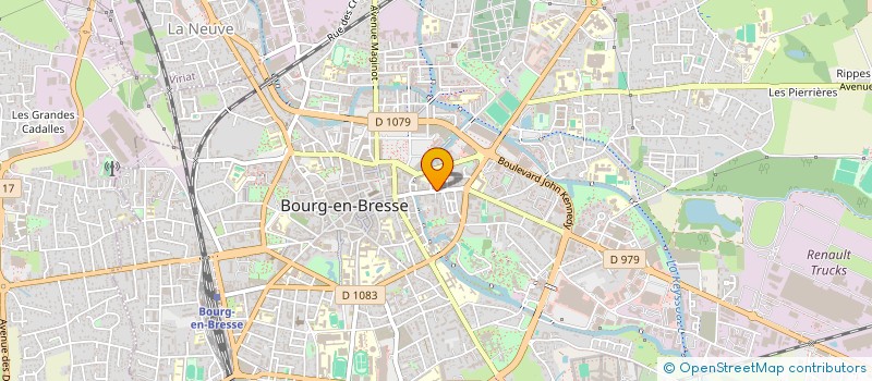 localisation de l'entreprise COPR 51 RUE CHARLES ROBIN à BOURG-EN-BRESSE
