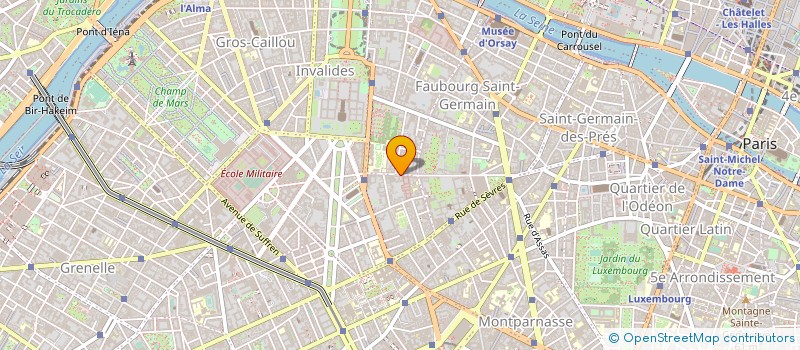 localisation de l'entreprise COPR 51 RUE DE BABYLONE 75007 PARIS  PARIS