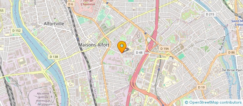localisation de l'entreprise COPR 53 55 AV VICTOR HUGO 94700 MAISONS ALFORT à MAISONS-ALFORT