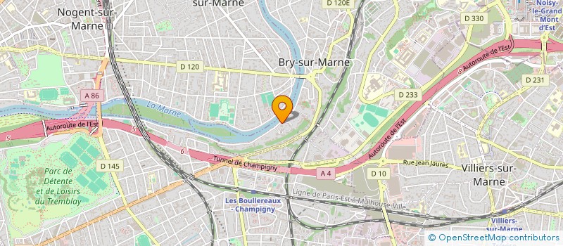 localisation de l'entreprise COPR 53-55T QUAI LOUIS FERBER 94306 BRY SUR MARNE  BRY-SUR-MARNE