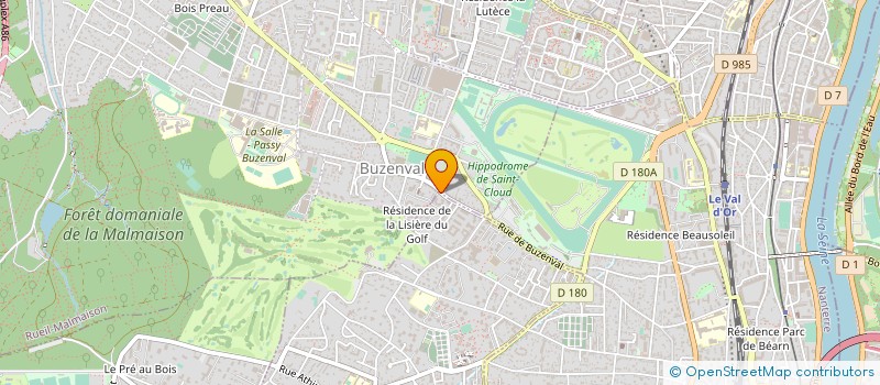 localisation de l'entreprise COPR 54-60 RUE DU COLONEL ROCHEBRUNE 92380 GARCHES à GARCHES