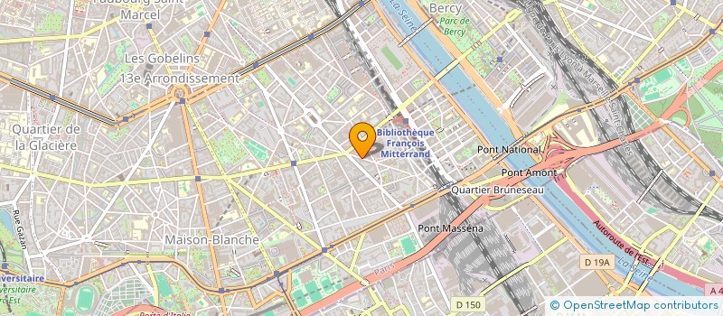 localisation de l'entreprise COPR 54 RUE CANTAGREL 75013 PARIS  PARIS