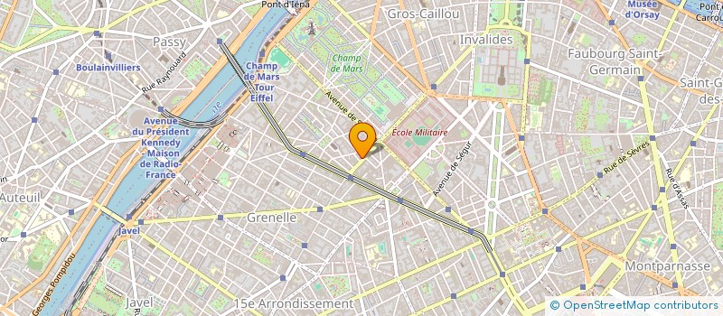 localisation de l'entreprise COPR 54B AV DE LA MOTTE PICQUET 75015 PARIS  PARIS