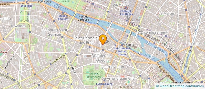 localisation de l'entreprise COPR 55 R ST ANDRE DES ARTS  PARIS