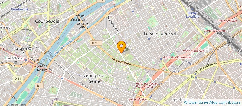 localisation de l'entreprise COPR 56 BD VICTOR HUGO à NEUILLY-SUR-SEINE