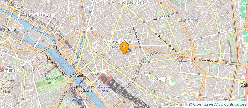 localisation de l'entreprise COPR 57 RUE CROZATIER 75012 PARIS  PARIS