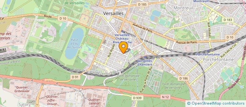 localisation de l'entreprise COPR 57 RUE D ANJOU 78 VERSAILLES à VERSAILLES