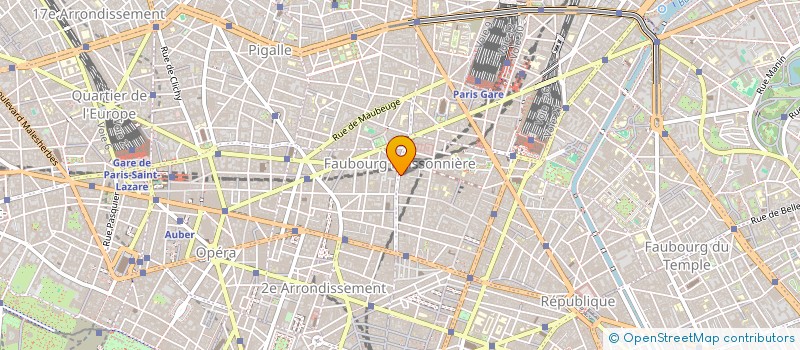 localisation de l'entreprise COPR 58 FG POISSONNIERE 75010 PARIS  PARIS
