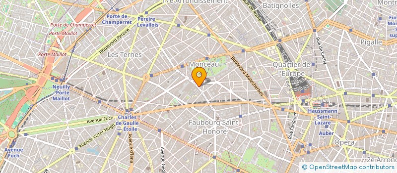 localisation de l'entreprise COPR 58 RUE DE COURCELLES 75008 PARIS  PARIS