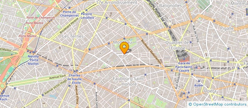 localisation de l'entreprise COPR 58 RUE DE LISBONNE 75008 PARIS  PARIS