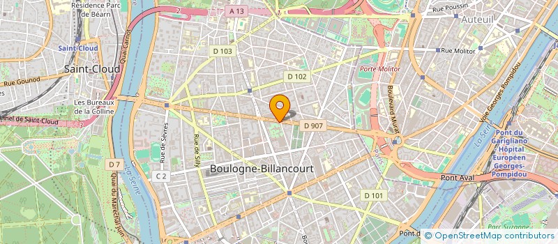 localisation de l'entreprise COPR 59 RTE DE LA REINE 92 BOULOGNE BILLANCOURT à BOULOGNE-BILLANCOURT