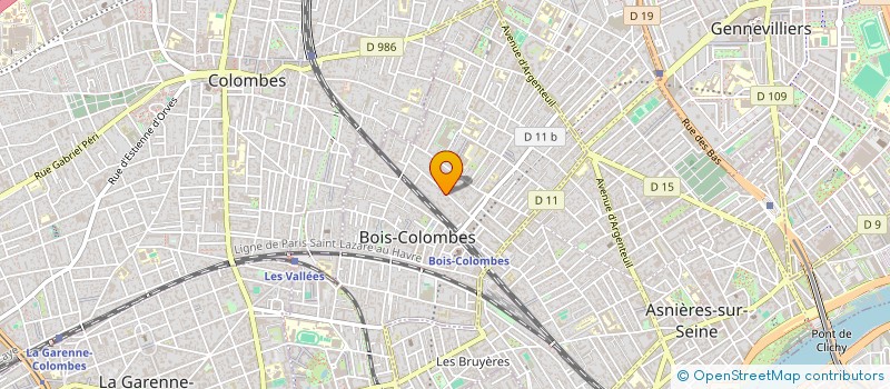 localisation de l'entreprise COPR 59 RUE RASPAIL 92270 BOIS COLOMBES à BOIS-COLOMBES