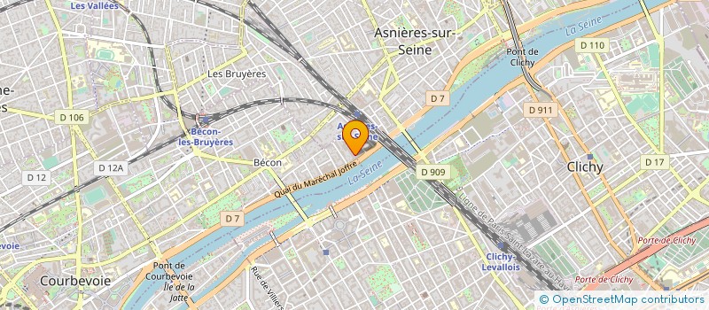 localisation de l'entreprise COPR 5B R DU CHEMIN VERT 92400 COURBEVOIE à COURBEVOIE