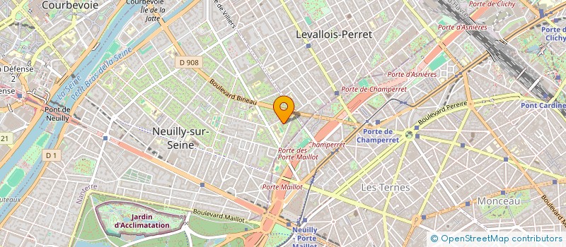 localisation de l'entreprise COPR 6 12 RUE DAMES à NEUILLY-SUR-SEINE