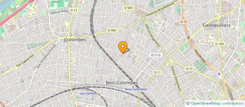 localisation de l'entreprise COPR 6 8 10 RUE CUNY 92270 BOIS COLOMBES à BOIS-COLOMBES