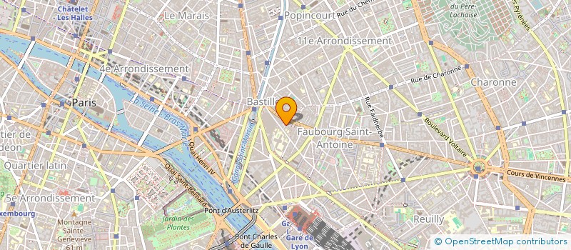 localisation de l'entreprise COPR 6 8 PASSA DE LA BOULE  PARIS