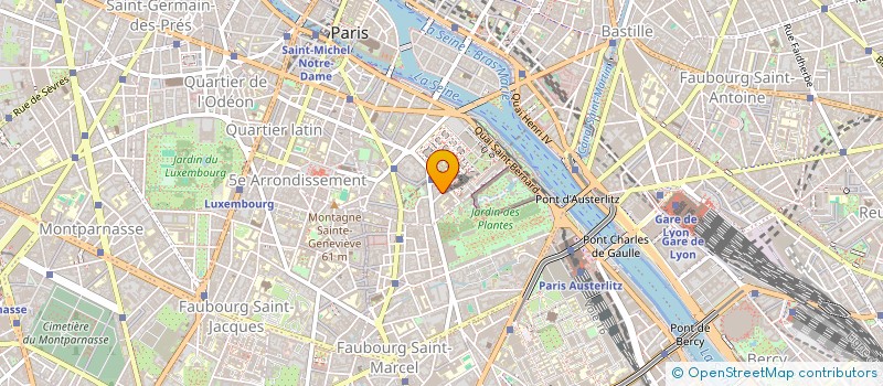 localisation de l'entreprise COPR 6-8 R GUY DE LA BROSSE  PARIS