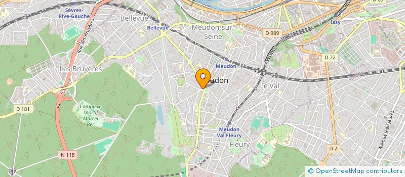 localisation de l'entreprise COPR 6 AV JACQUEMINOT 92190 MEUDON  MEUDON