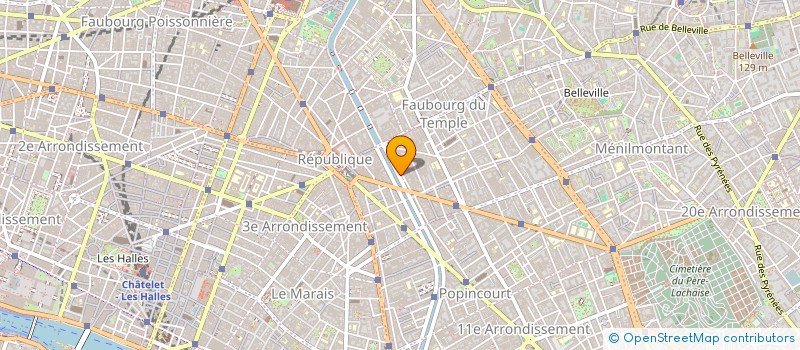 localisation de l'entreprise COPR 6 BD JULES FERRY 75011 PARIS  PARIS