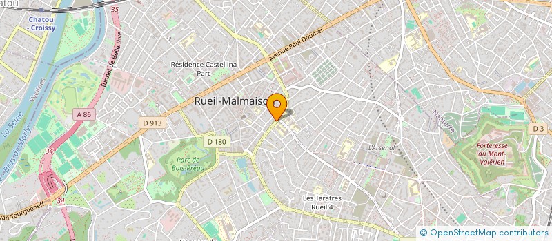 localisation de l'entreprise COPR 6 BD SOLFERINO à RUEIL-MALMAISON