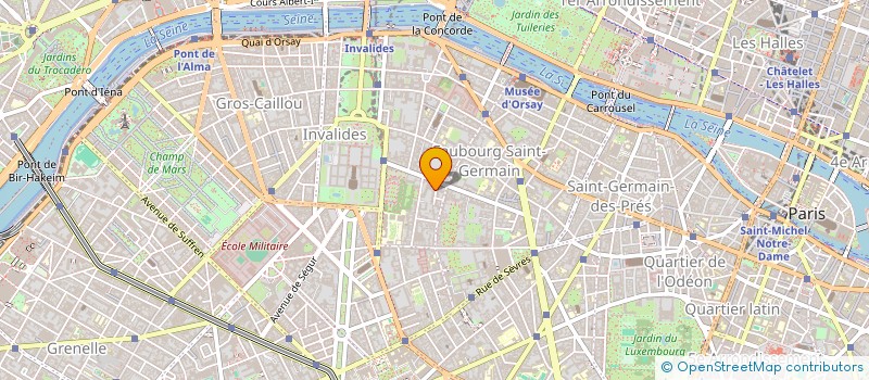 localisation de l'entreprise COPR. 6 CITE VANEAU 75007 PARIS RE  PARIS