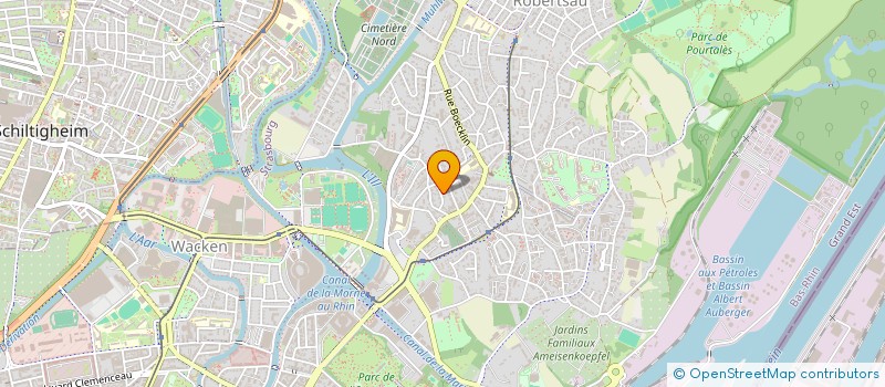 localisation de l'entreprise COPR 6 R DE SOUFFLENHEIM à STRASBOURG