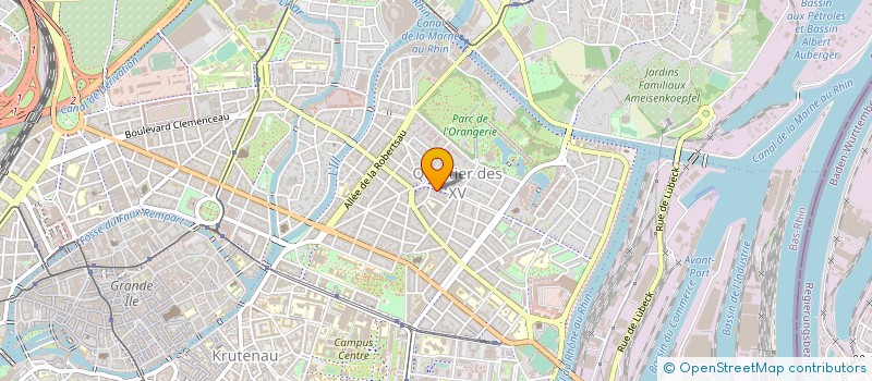 localisation de l'entreprise COPR 6 R MASSENET STRBG à STRASBOURG