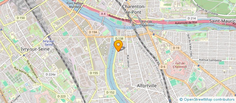 localisation de l'entreprise COPR 6 RUE DU CONFLUENT 94 ALFORTVILLE  ALFORTVILLE