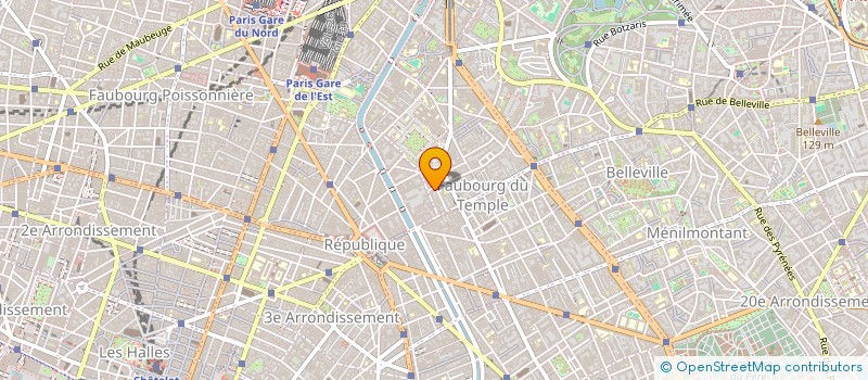 localisation de l'entreprise COPR 6 RUE JACQUES LOUVEL TESSIER 75010 PARIS  PARIS