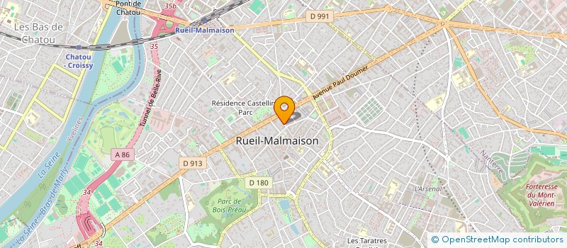 localisation de l'entreprise COPR 6 RUE MAUREPAS 92500 RUEIL MALMAISON à RUEIL-MALMAISON