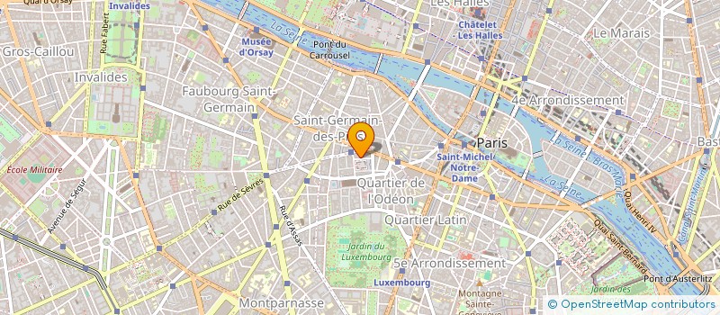 localisation de l'entreprise COPR 6 RUE MONTFAUCON 75006 PARIS  PARIS