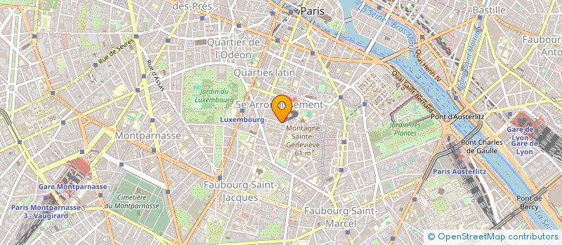 localisation de l'entreprise COPR 6 RUE PIERRE ET MARIE CURIE 75005 PARIS  PARIS