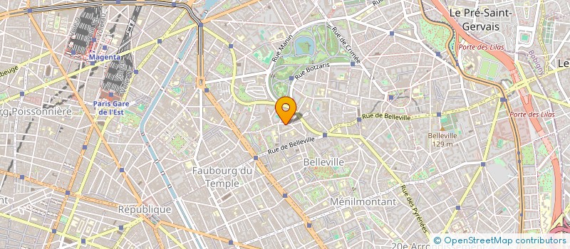 localisation de l'entreprise COPR 60 RUE REBEVAL  PARIS