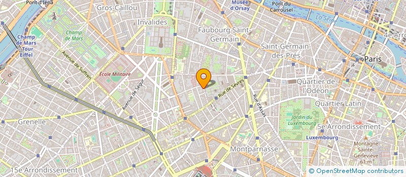 localisation de l'entreprise COPR 60 RUE VANEAU PARIS 7  PARIS