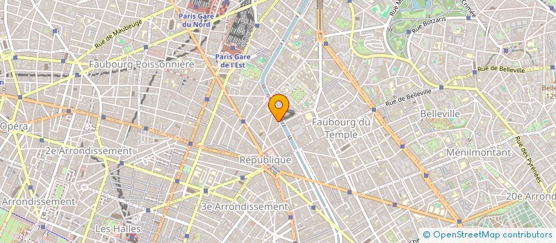 localisation de l'entreprise COPR 61 QUAI DE VALMY 75010 PARIS  PARIS