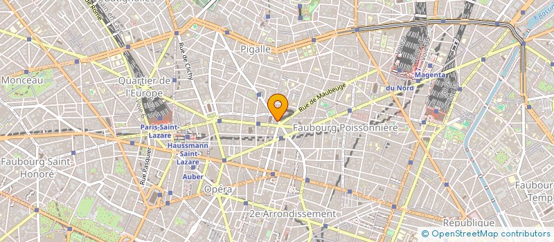 localisation de l'entreprise COPR 61 RUE DU FAUBOURG MONTMARTRE 75009 PARIS  PARIS