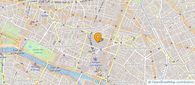 localisation de l'entreprise COPR 61 RUE GRENETA 75002 PARIS  PARIS