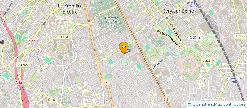 localisation de l'entreprise COPR 62 RUE ROBERT DEGERT 94 IVRY SUR SEINE à IVRY-SUR-SEINE