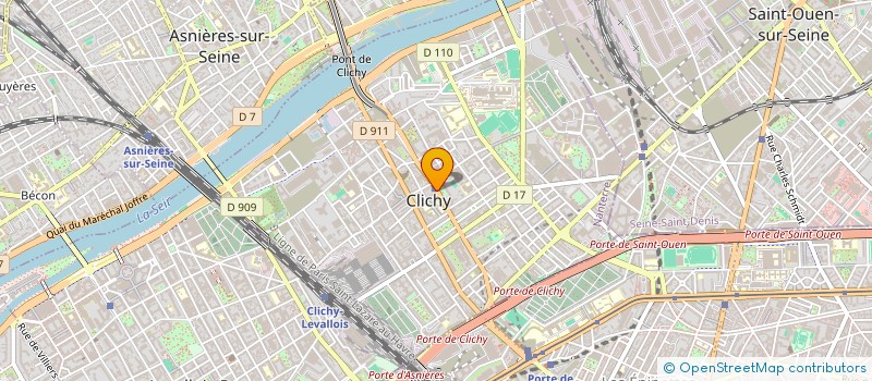 localisation de l'entreprise COPR 63 RUE MARTRE 92110 CLICHY  CLICHY
